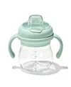 OXO TOT TRANSITIONS SOFT SPOUT 6 OZ SIPPY CUP WITH REMOVABLE HANDLES