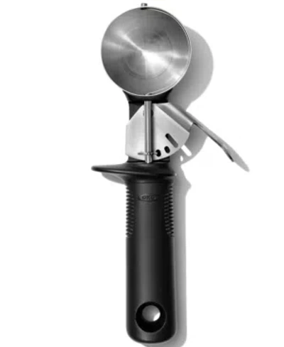 Oxo Trigger Ice Cream Scoop In Black