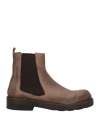 Oxs O. X.s. Man Ankle Boots Brown Size 13 Soft Leather In Brown