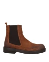 Oxs O. X.s. Man Ankle Boots Tan Size 12 Soft Leather In Brown