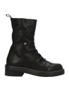 Oxs O. X.s. Woman Ankle Boots Black Size 10 Soft Leather