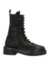 Oxs O. X.s. Woman Ankle Boots Black Size 11 Soft Leather