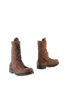 Oxs O. X.s. Woman Ankle Boots Brown Size 8 Soft Leather In Brown