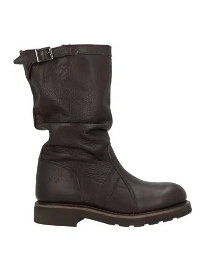 Oxs O. X.s. Woman Boot Chocolate Brown Size 8 Leather