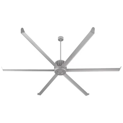 Oxygen 100"  Enorme Classic Nickel Outdoor Smart Large Ceiling Fan