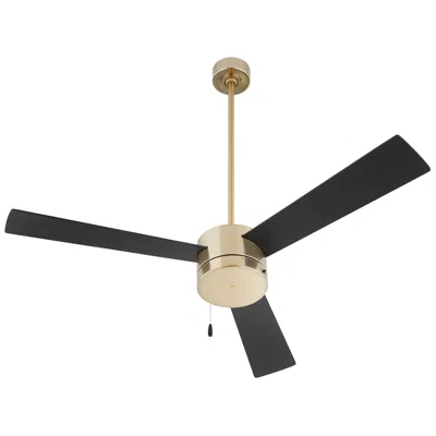 Oxygen 52"  Allegro Aged Brass Indoor Pull-chain Ceiling Fan
