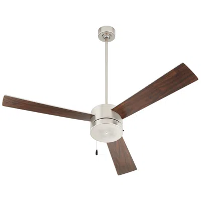 Oxygen 52"  Allegro Satin Nickel Indoor Pull-chain Ceiling Fan