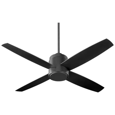 Oxygen 52"  Oslo Black Damp Rated Ceiling Fan With Wall Control