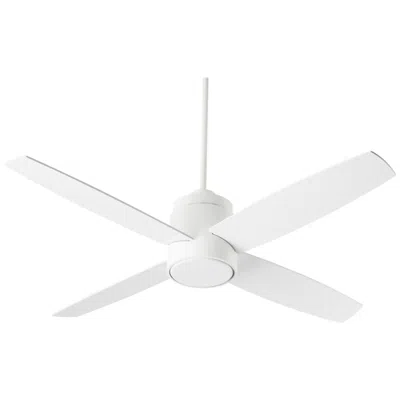 Oxygen 52"  Oslo White Damp Rated Ceiling Fan With Wall Control