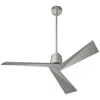 Oxygen 54"  Dynamo Nickel And Silver Damp Ceiling Fan With Wall Control