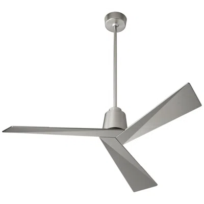 Oxygen 54"  Dynamo Nickel And Silver Damp Ceiling Fan With Wall Control