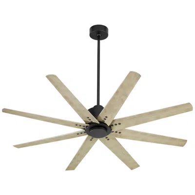 Oxygen 56"  Fleet Black And Gray Outdoor Ceiling Fan With Remote