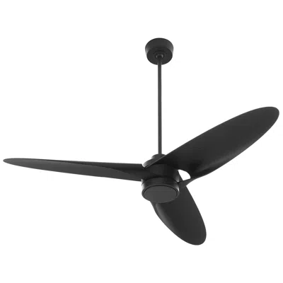 Oxygen 60"  Xega Black Damp Rated Smart Ceiling Fan