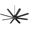 Oxygen 70"  Cosmo Oiled Bronze Damp Large Ceiling Fan With Wall Control