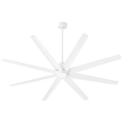 Oxygen 72"  Fleet White Outdoor Large Ceiling Fan With Remote