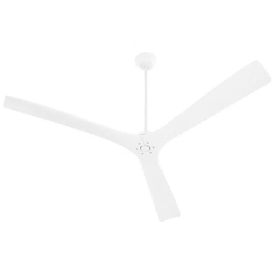 Oxygen 72"  Mecca White Damp Rated Smart Ceiling Fan