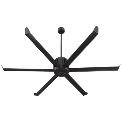 Oxygen 78"  Enorme Black Outdoor Smart Large Ceiling Fan