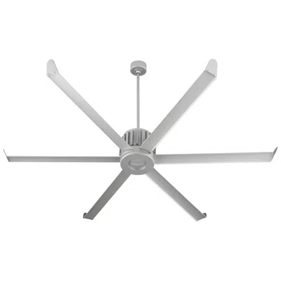 Oxygen 78"  Enorme Classic Nickel Outdoor Smart Large Ceiling Fan