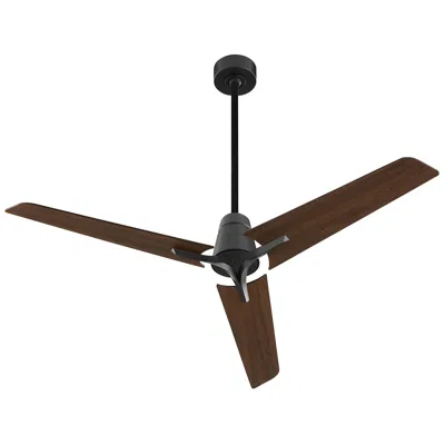 Oxygen Lighting Halcyon 56" Black 3 Blade Ceiling Fan