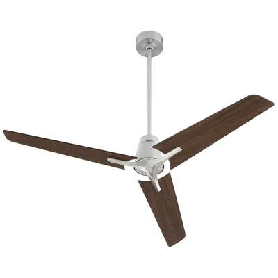 Oxygen Lighting Halcyon 56" Satin Nickel 3 Blade Ceiling Fan