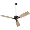 Oxygen Lighting Juno 60" Black 3 Blade Ceiling Fan