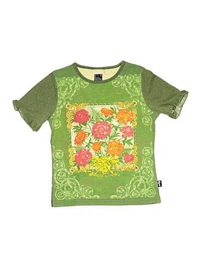 Pre-owned Oxygen Kids' Short Sleeve T-shirt In Green