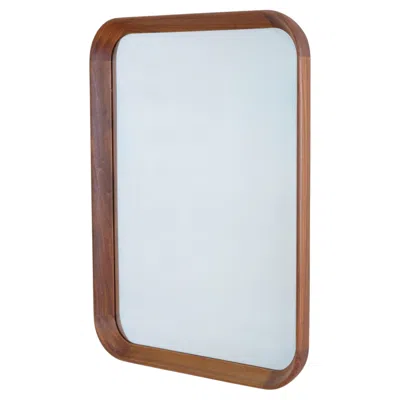 Pre-owned Oy Stockmann Ab Olof Ottelin Teak Frame Mirror, Keravan Puusepäntehdas For Stockmann, 1960s In Brown
