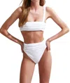 Oye Swimwear Alectrona Bikini In White In White