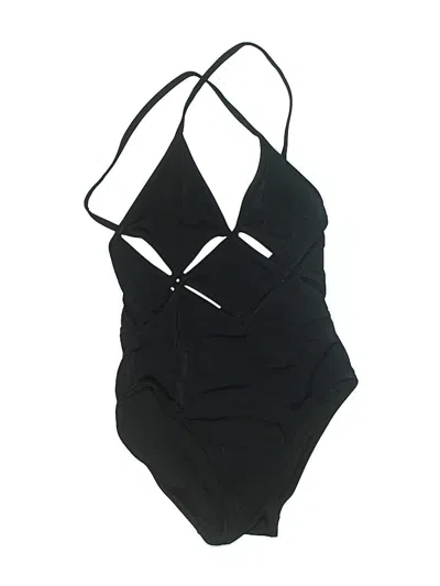 Pre-owned Oye Swimwear Bodysuit In Black
