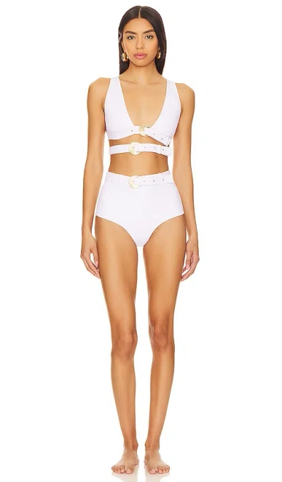 Oye Swimwear Portia Bikini Set In White