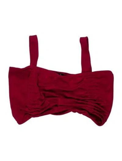 Pre-owned Oye Swimwear Top In Red