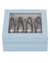 Oyobox Mini Eyewear Organizer Case In Blue