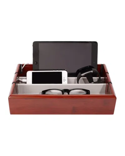 Oyobox Tech Organizer Tray In Mahogany