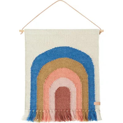Oyoy Living Design Follow The Rainbow Mini Wall Rug In Multi
