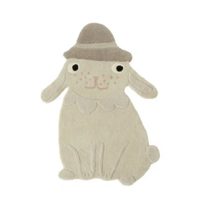 Oyoy Living Design Hopsi Rabbit Rug In White