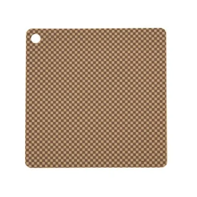 Oyoy Living Design Placemat Checker In Brown