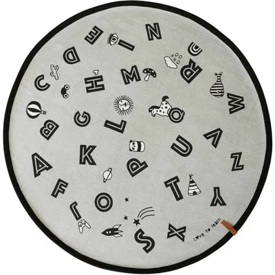 Oyoy Living Design The Alphabet Rug In Gray