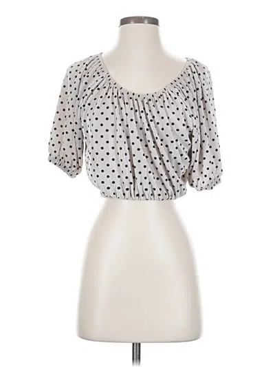 Pre-owned Oysho 3/4 Sleeve Blouse In Silver