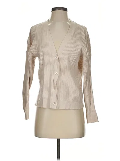 Pre-owned Oysho Cardigan Sweater In Ivory