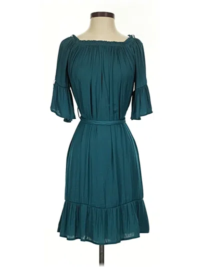 Pre-owned Oysho Casual Dress In Teal