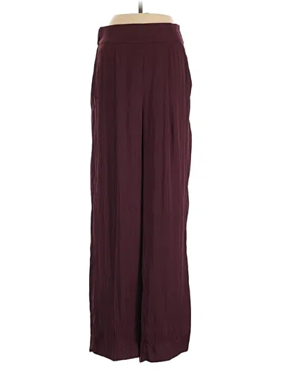 Pre-owned Oysho Casual Pants In Burgundy