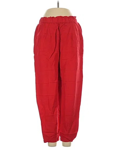 Pre-owned Oysho Casual Pants In Red