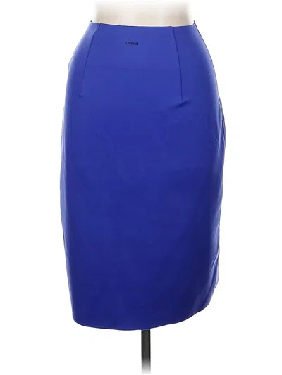 Pre-owned Oysho Formal Skirt In Blue