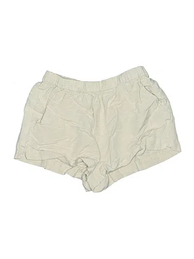 Pre-owned Oysho Khaki Shorts In Ivory