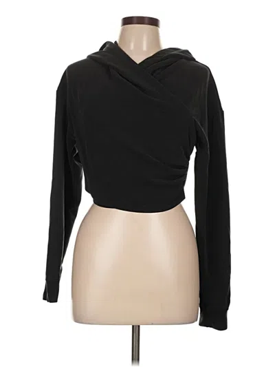 Pre-owned Oysho Long Sleeve Top Black Cowl Neck Tops