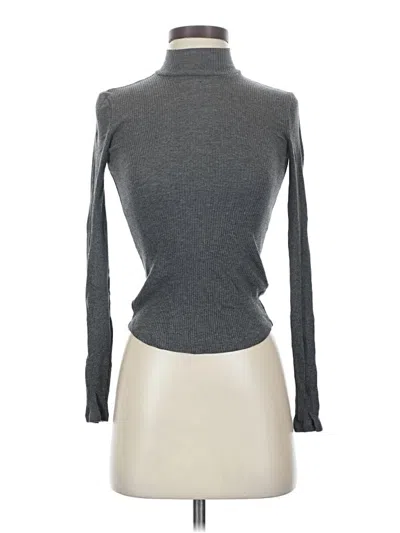 Pre-owned Oysho Long Sleeve Turtleneck In Gray