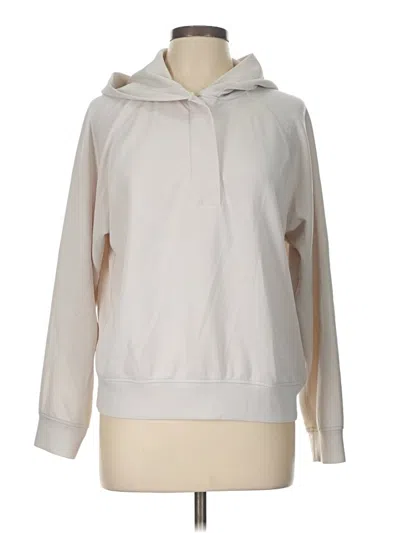 Pre-owned Oysho Pullover Hoodie In Ivory