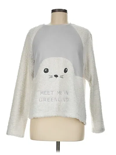 Pre-owned Oysho Pullover Sweater In Silver