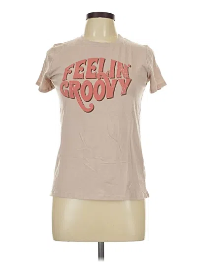Pre-owned Oysho Short Sleeve T-shirt In Brown