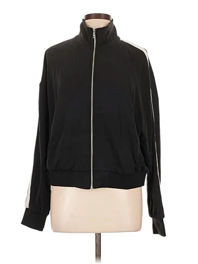 Pre-owned Oysho Zip Up Hoodie In Black